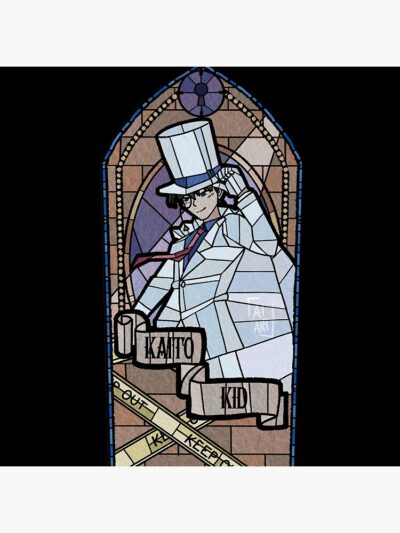 Alternative view of Kaito Kid Case Closed Throw Pillow