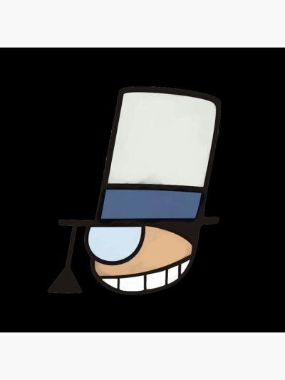 Alternative view of Kaito Kid Icon Throw Pillow