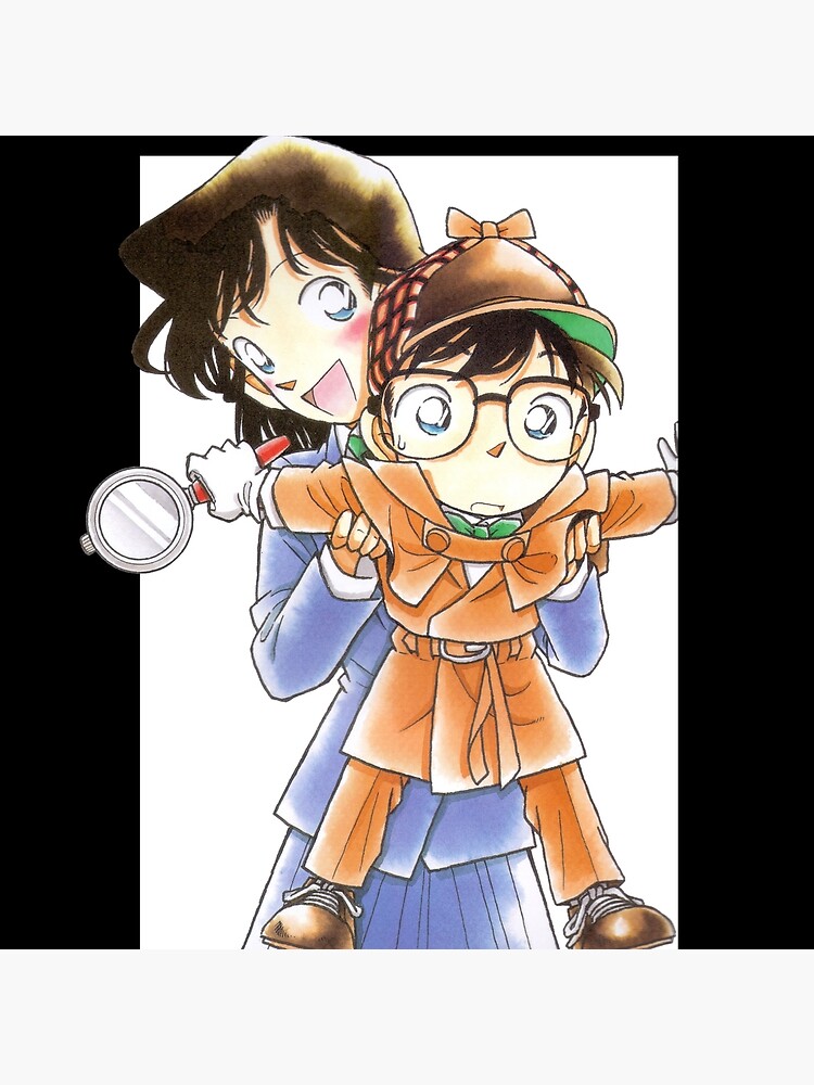 Detective Conan Edit Conan And Ran Throw Pillow - Image 2