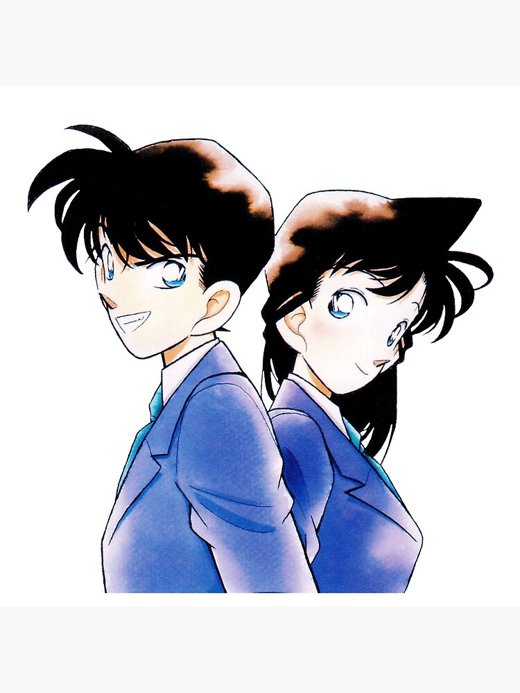 Detective Conan Edit Shinichi And Ran Throw Pillow - Image 2
