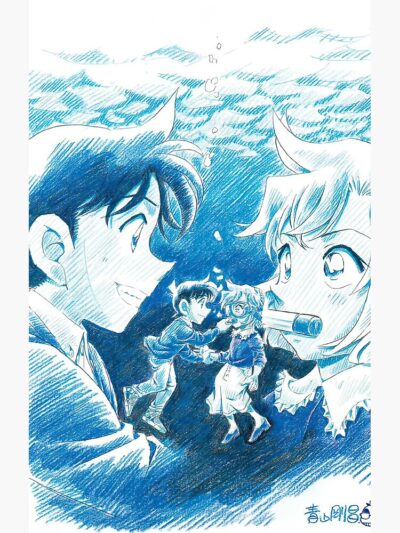 Alternative view of Haibara Conan Shower Curtain