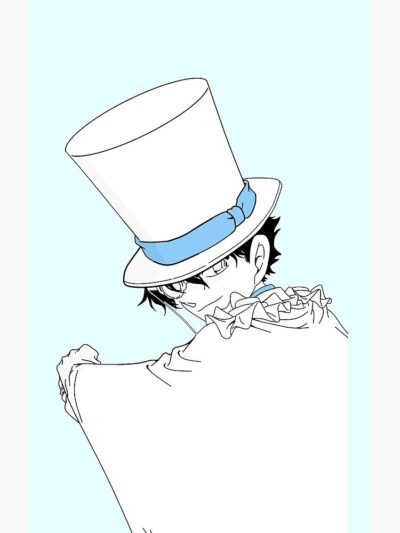 Alternative view of Detective Conan Edit Kaito Kid Shower Curtain