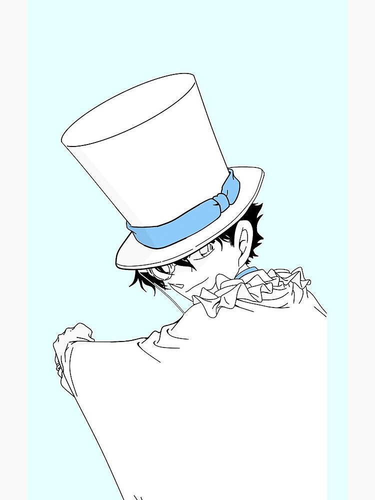 Detective Conan Edit Kaito Kid Shower Curtain - Image 2