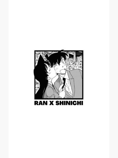 Alternative view of Detective Conan Ran X Shinichi Shower Curtain