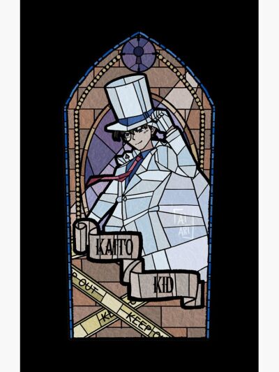 Alternative view of Kaito Kid Case Closed Shower Curtain