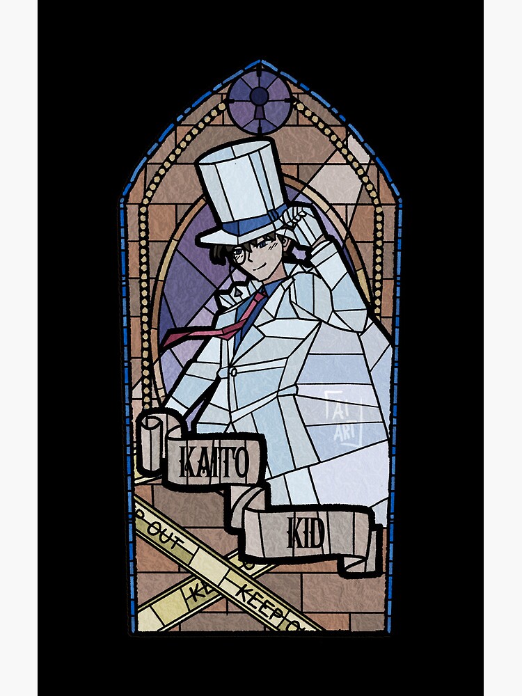 Kaito Kid Case Closed Shower Curtain - Image 2