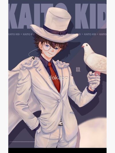 Alternative view of Kaito Kid Vintage Shower Curtain