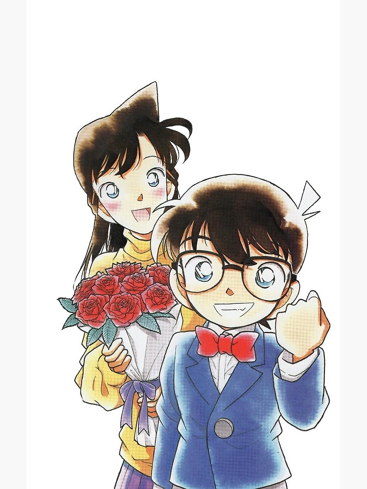 Detective Conan Edit Ran And Conan Shower Curtain - Image 2