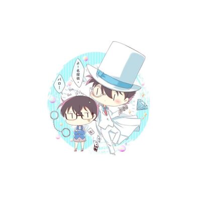 Alternative view of Detective Conan Chibi Series 1 Edogawa Conan And Kaito Kid Tote Bag