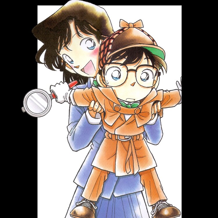 Detective Conan Edit Conan And Ran Tote Bag - Image 2