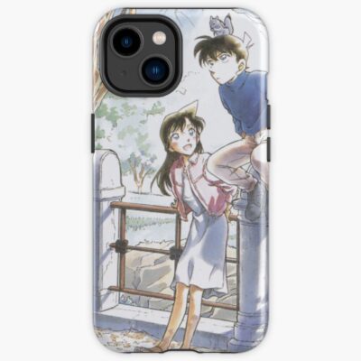 Detective Conan Edit Shinichi And Ran At The Park Iphone Case