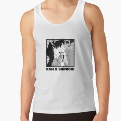 Alternative view of Detective Conan Ran X Shinichi Tank Top