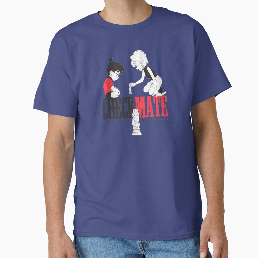 Conan Haibara Coai Detective Conan Checkmate T-shirt - Image 4