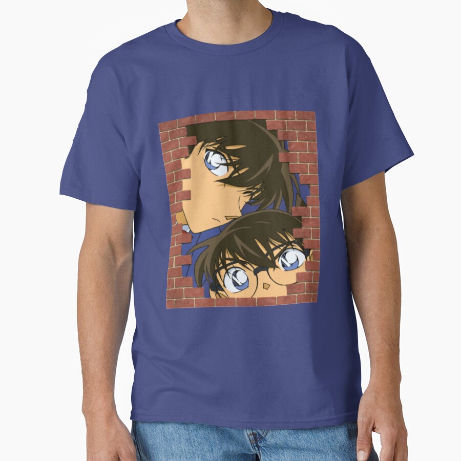 Meitantei Conan M%c3%b4ri Ran Shinichi Kudo T-shirt - Image 4