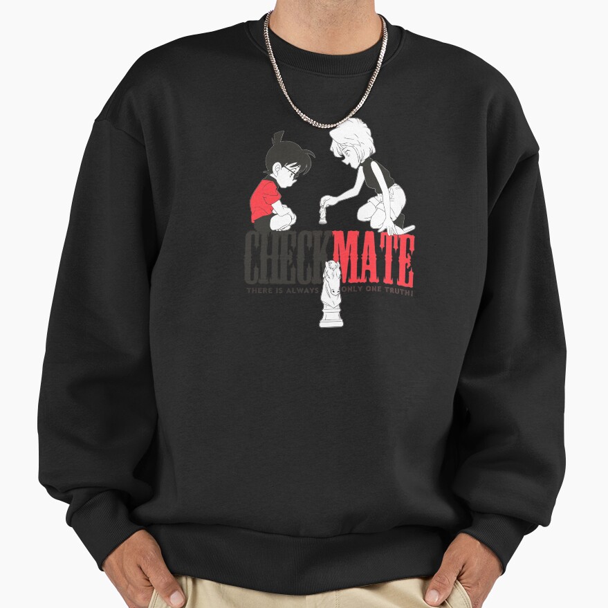 Conan Haibara Coai Detective Conan Checkmate Sweatshirt - Image 3