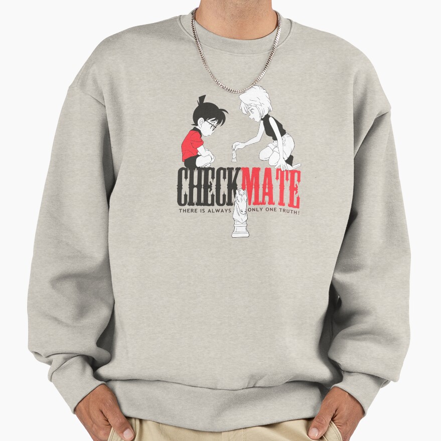 Conan Haibara Coai Detective Conan Checkmate Sweatshirt - Image 4