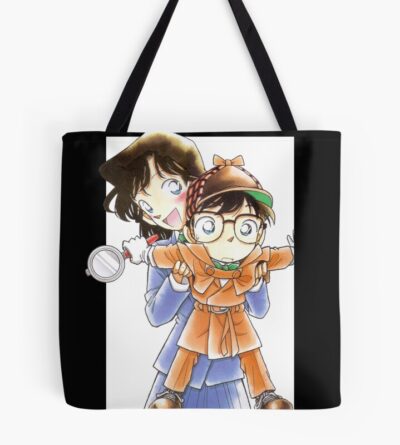 Detective Conan Edit Conan And Ran Tote Bag