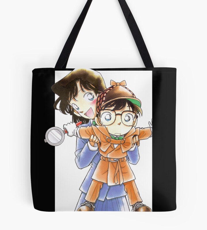 Detective Conan Edit Conan And Ran Tote Bag