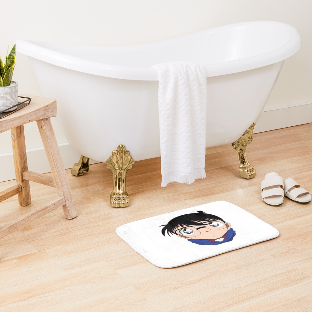 Anime Crying Glases Bath Mat - Image 2