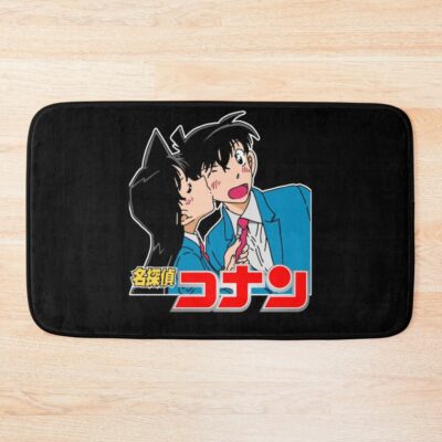 Ran And Shinichi Bath Mat