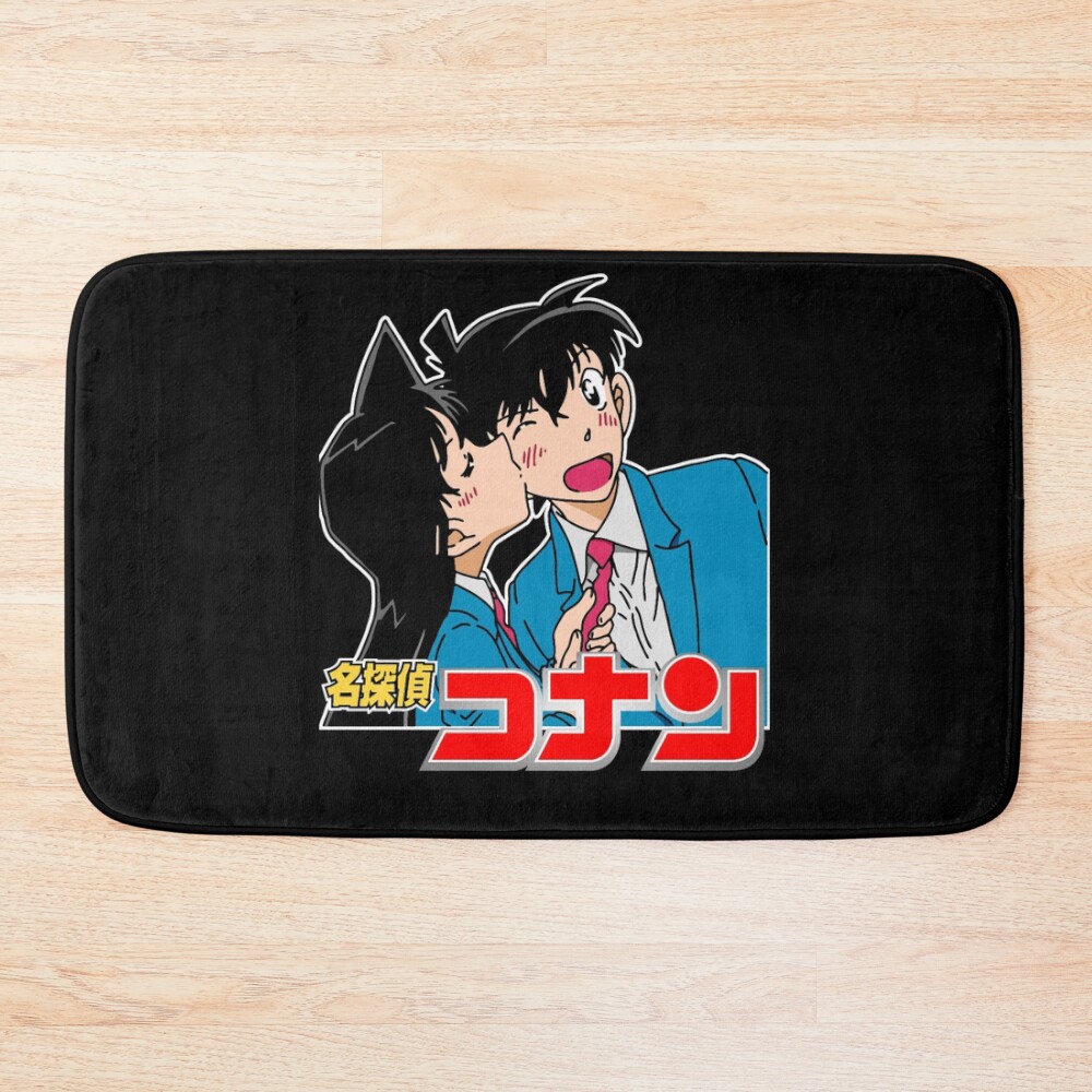 Ran And Shinichi Bath Mat