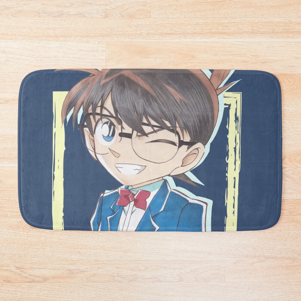 Conan Edogawa Shinichi Kudo Detective Conan Bath Mat