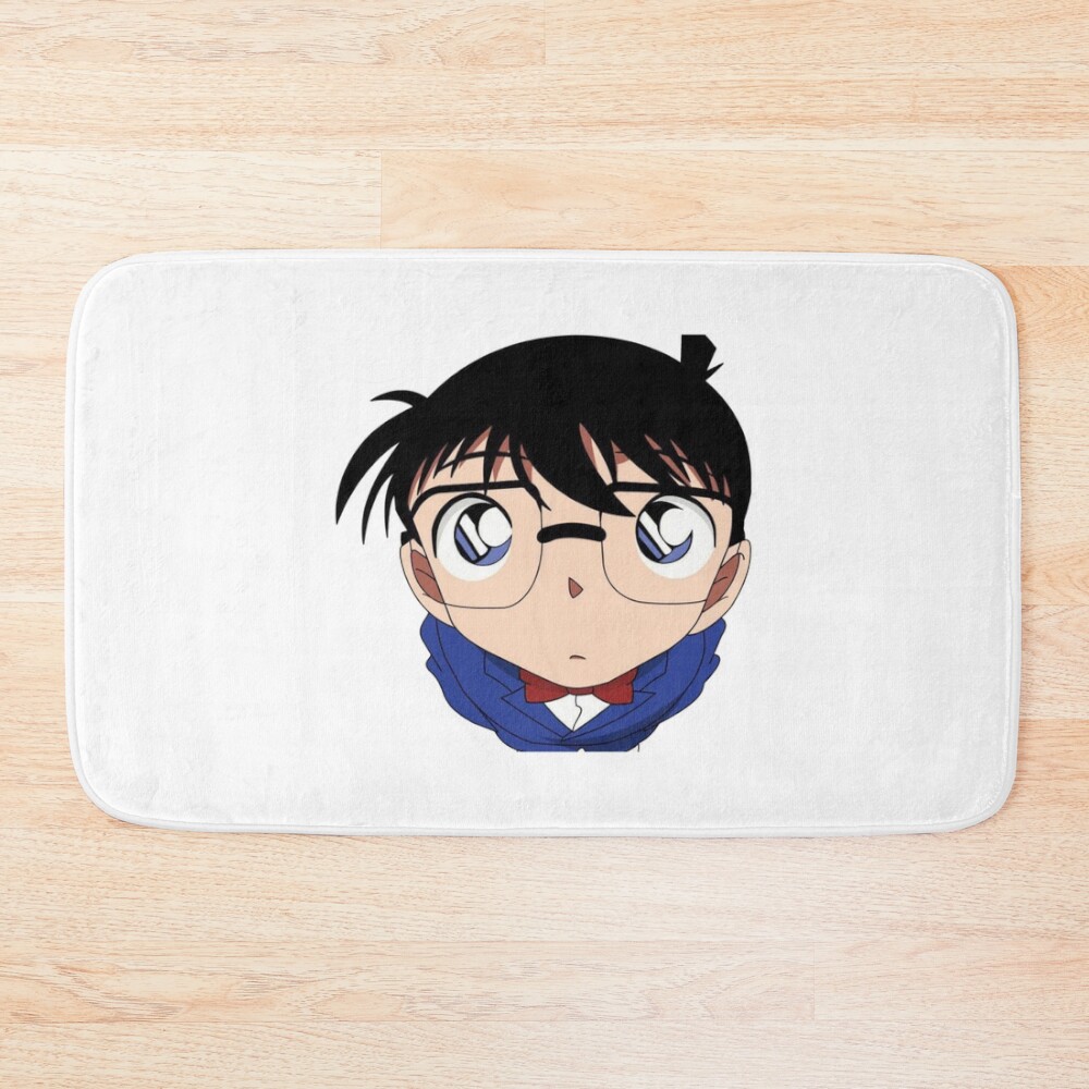 Anime Crying Glases Bath Mat