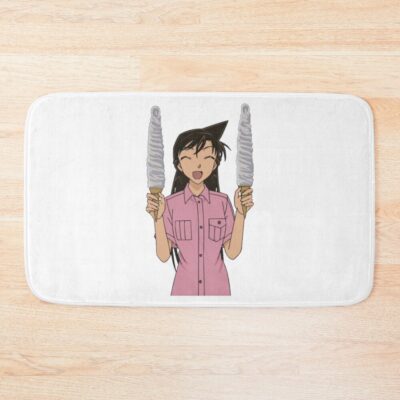 Ran With Soft Cream Detective Conan Bath Mat