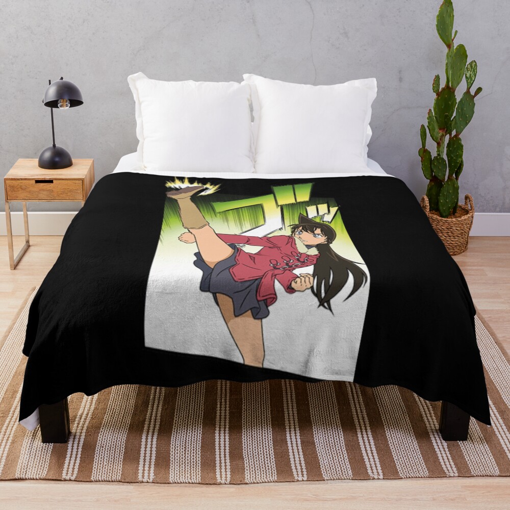 Meitantei Conan M%c3%b4ri Ran Throw Blanket