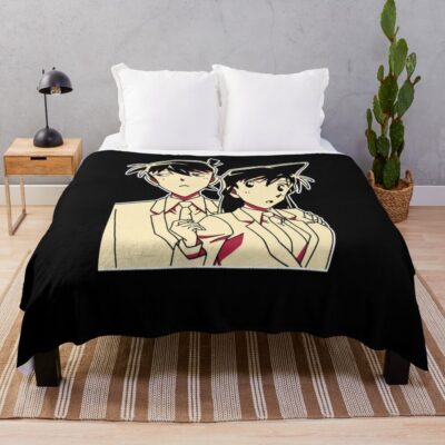 Art Case Closed Throw Blanket