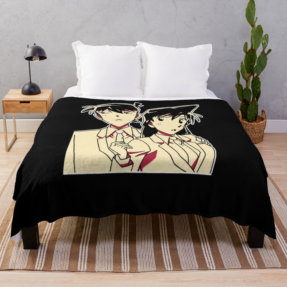 Art Case Closed Throw Blanket