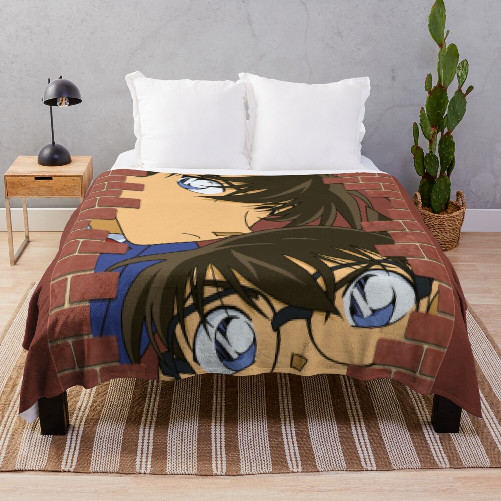 Meitantei Conan M%c3%b4ri Ran Shinichi Kudo Throw Blanket