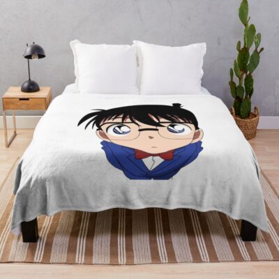 Anime Crying Glases Throw Blanket
