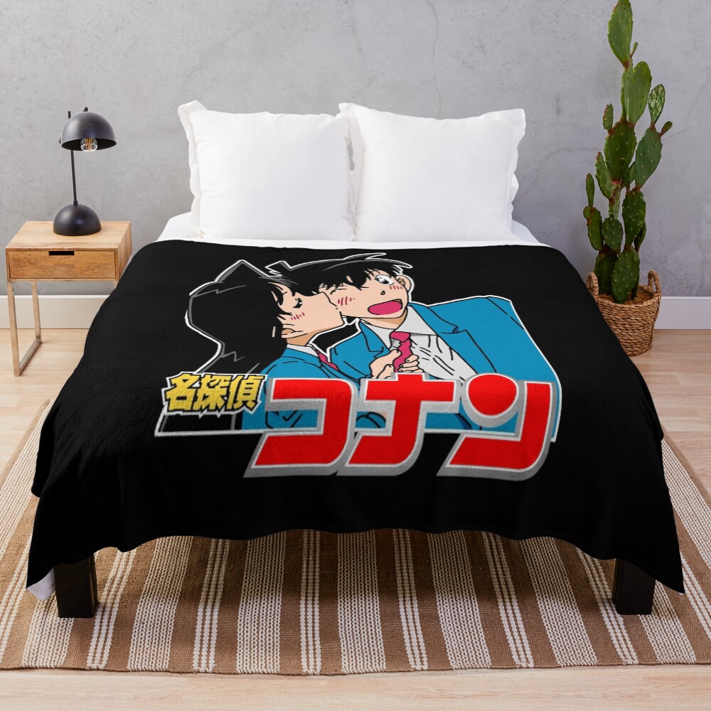 Ran And Shinichi Throw Blanket