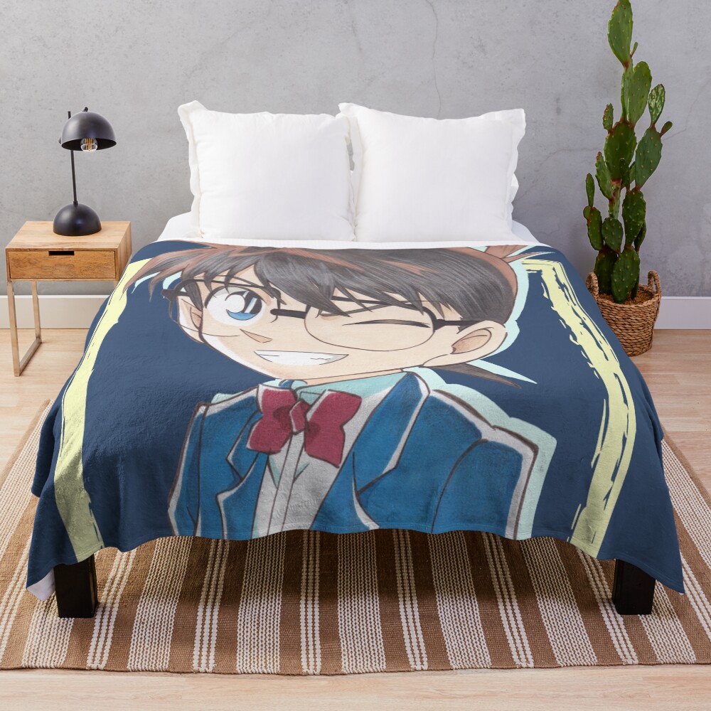 Conan Edogawa Shinichi Kudo Detective Conan Throw Blanket