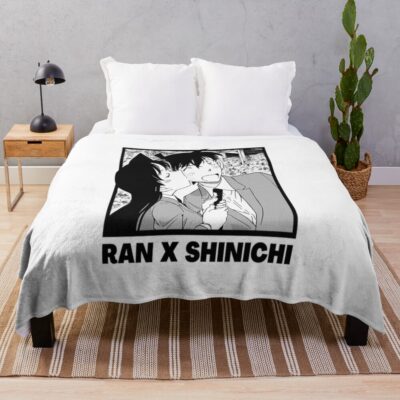 Detective Conan Ran X Shinichi Throw Blanket