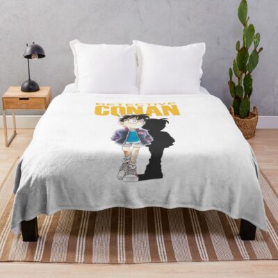 Detective Conan Cartoon Throw Blanket