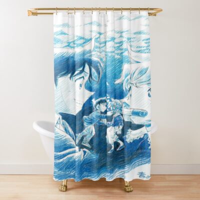 Haibara Conan Shower Curtain