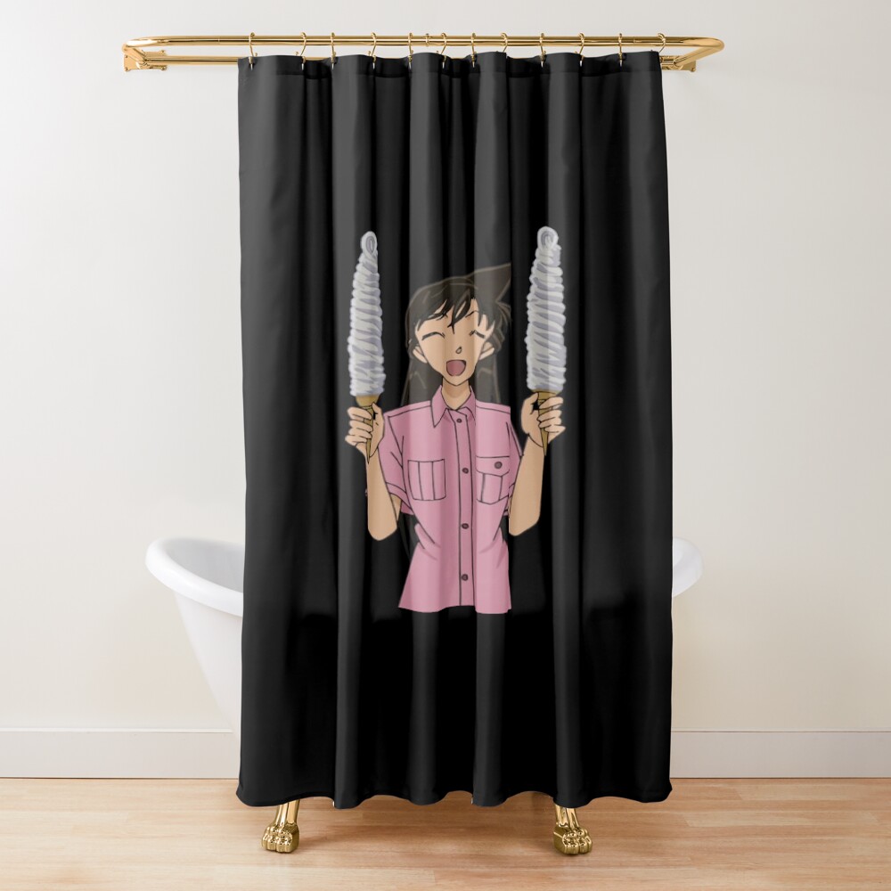 Ran Art Case Closed Shower Curtain