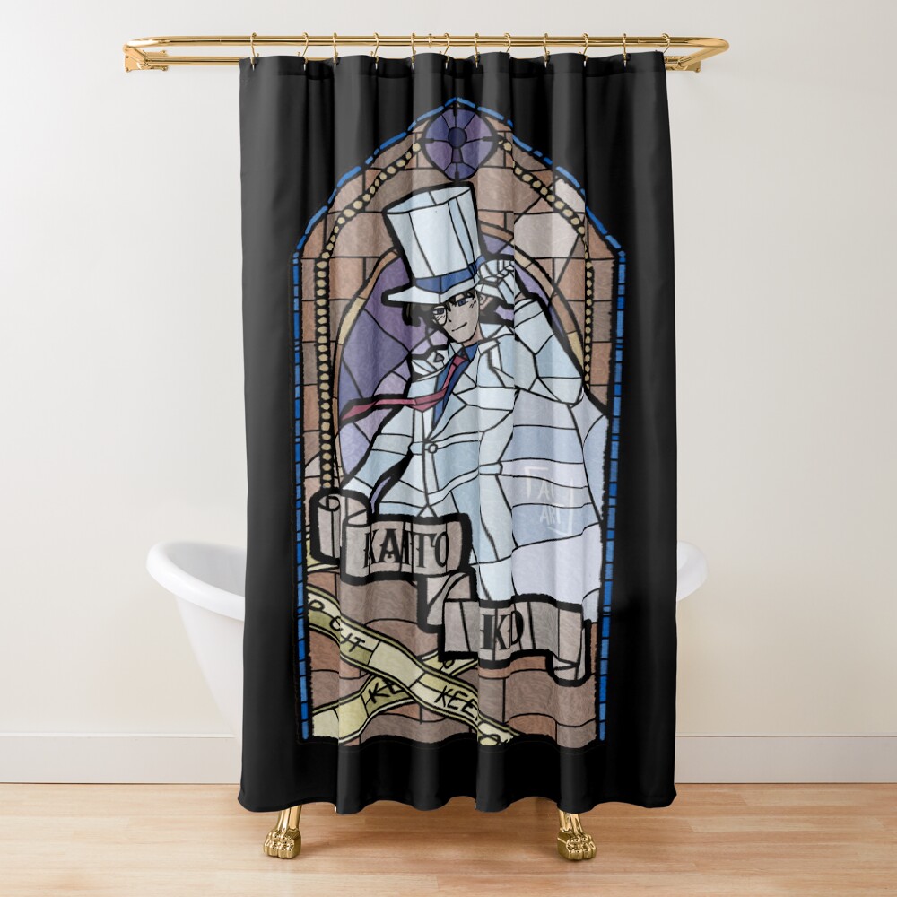 Kaito Kid Case Closed Shower Curtain