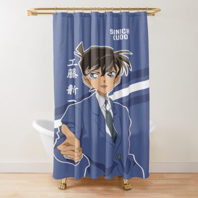 Shinichi Kudo Detective Conan Shower Curtain