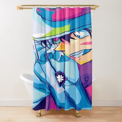 Kaito Kid Pop Art Shower Curtain