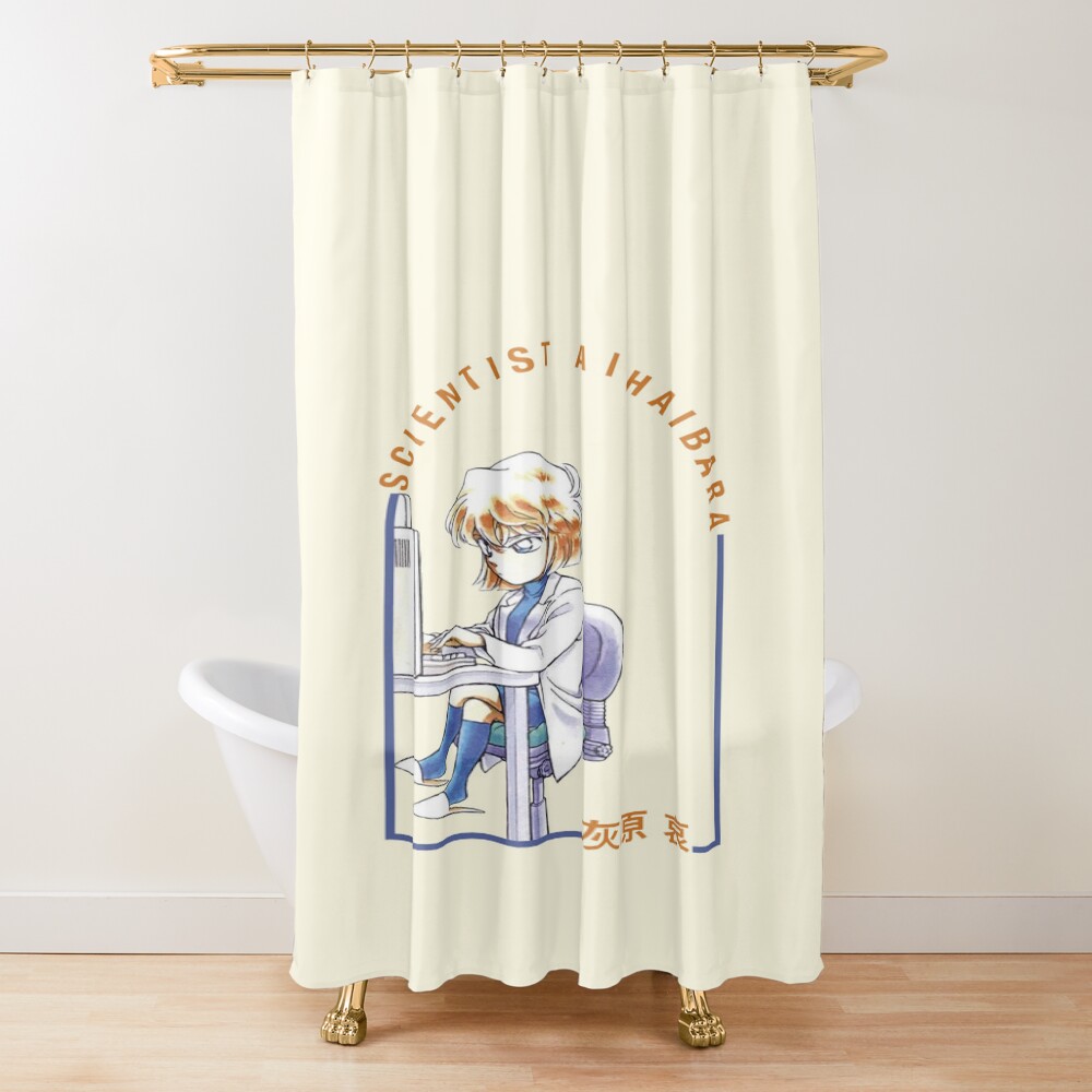 Ai Haibara Hot Shower Curtain