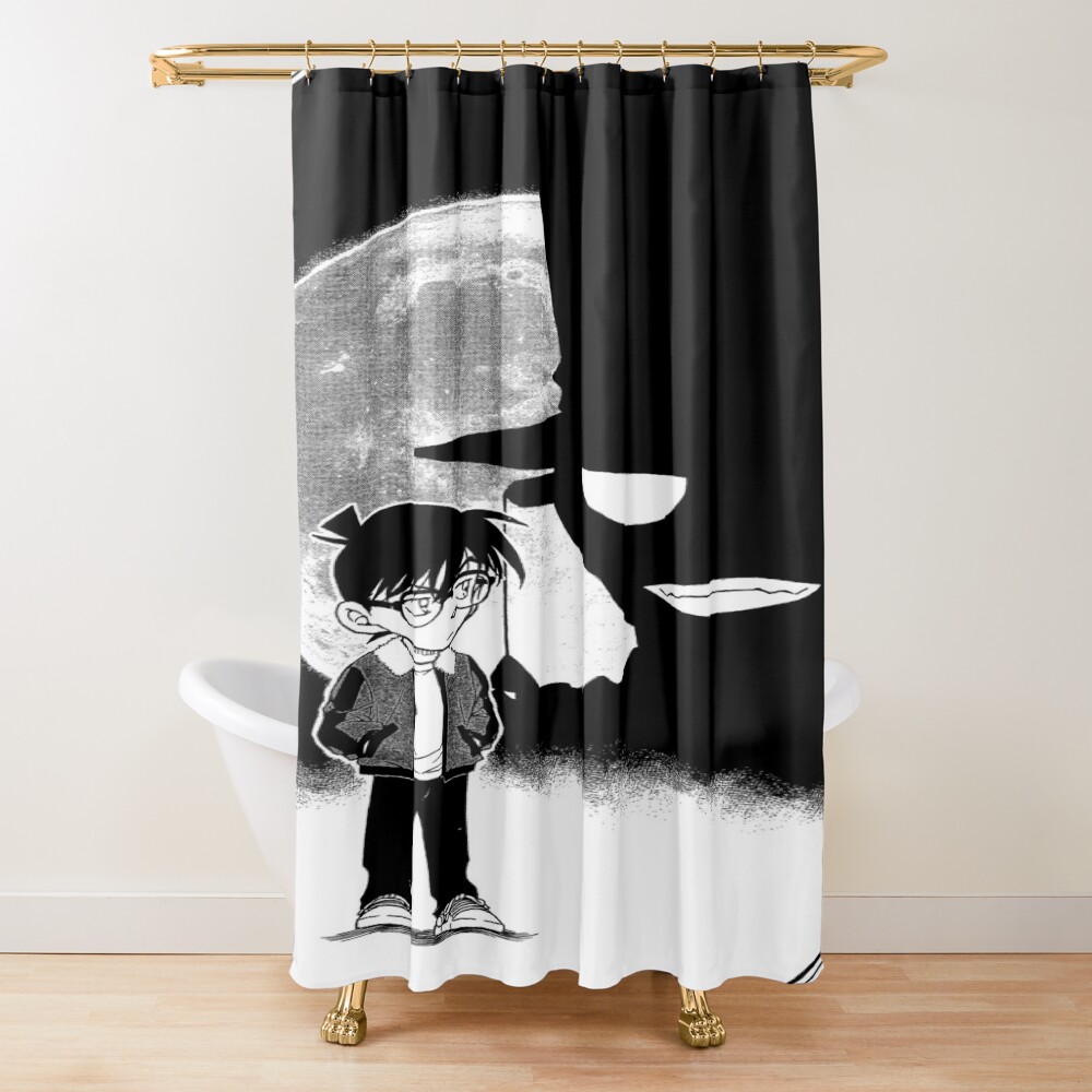 Detective Conan Edit Conan And Kid Shower Curtain