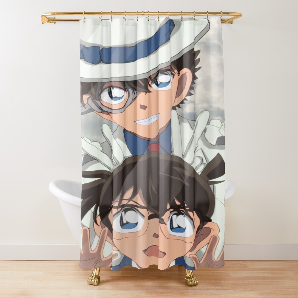 Detective Conan And Kaito Kid Shower Curtain