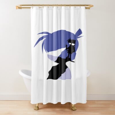 Purple Conan Boy Shower Curtain