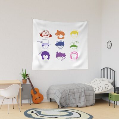 Detective Conan Icons Tapestry
