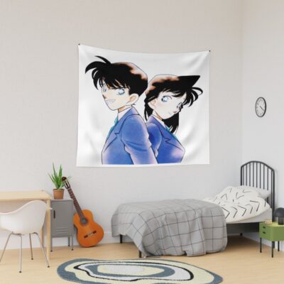 Detective Conan Edit Shinichi And Ran Tapestry