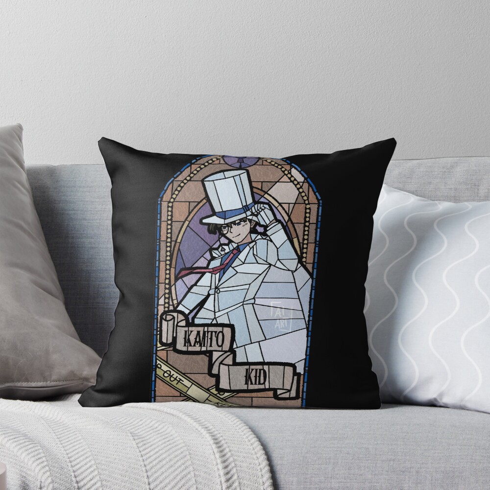 Kaito Kid Case Closed Throw Pillow