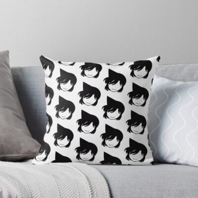 Mori Ran Decal Throw Pillow